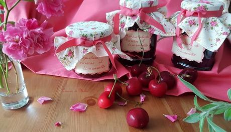 Mermelada de cerezas al limoncello