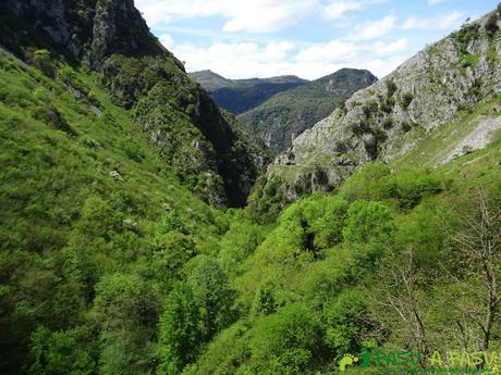 Desfiladero de las Xanas en la zona inferior