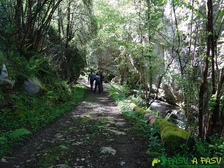 Camino ascendiendo a Serandi