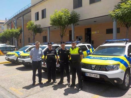 Dotación de cuatro nuevos patrulleros para renovar la flota de vehículos de la Policia Local