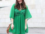 Vestido verde botines camperos para verano