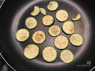 FALSA PIZZA DE CALABACIN EN SARTEN