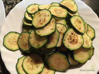 FALSA PIZZA DE CALABACIN EN SARTEN