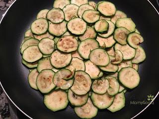 FALSA PIZZA DE CALABACIN EN SARTEN