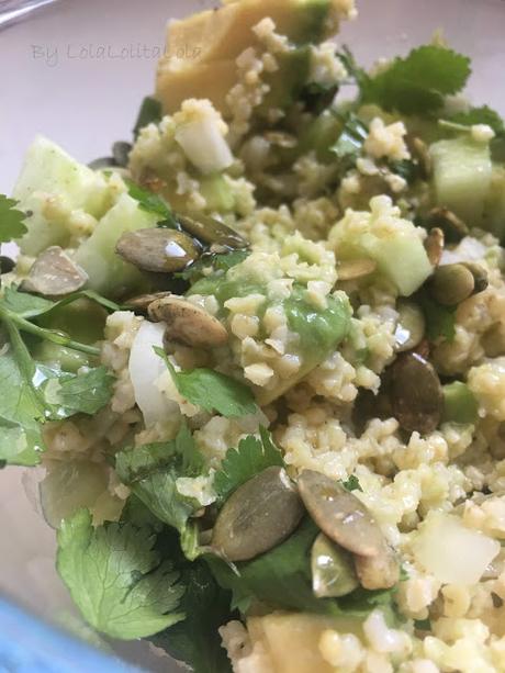 ENSALADA FRESCA DE MIJO Y SEMILLAS DE CALABAZA