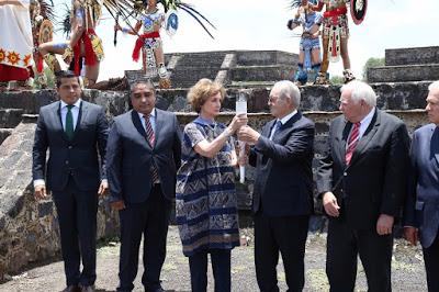 ENCIENDEN FUEGO NUEVO DE LOS JUEGOS CENTROAMERICANOS Y DEL CARIBE 2018