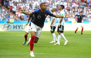 Francia avanza a cuartos de #Rusia2018 con un partidazo de golazos y una exhibición de Mbappé ante Argentina