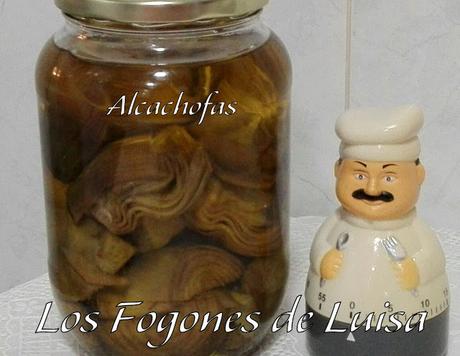 ALCACHOFAS CONFITADAS, MAYONESA CON ACEITE DE ALCACHOFA Y CREMA APROVECHAMIENTO DE ALCACHOFA