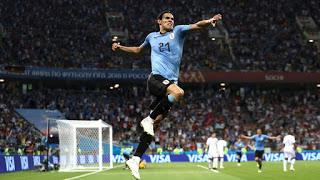 Uruguay con un doblete de Cavani elimina a Portugal de #Rusia2018