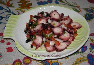 Pulpo en agrura Pulpo en agrura