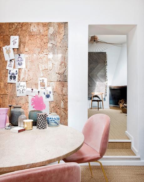 Estilo mediterráneo combinado con glamour y modernismo