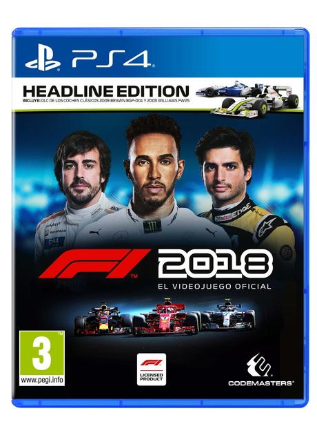 Desveladas la carátula oficial y las primeras pantallas de F1 2018