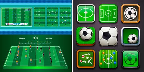Football Vector Elements for Infographics 06-07 by Saltaalavista Blog