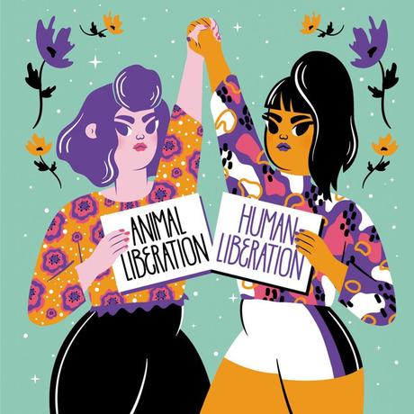 Feminismo y veganismo en las potentes ilustraciones de Camila Rosa