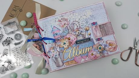 Tutorial Scrapbooking: Album Mixed Media patrocinado por Kora Projects