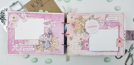 Tutorial Scrapbooking: Album Mixed Media patrocinado por Kora Projects