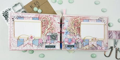 Tutorial Scrapbooking: Album Mixed Media patrocinado por Kora Projects