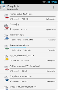 Ponydroid Download Manager v1.3.15 APK