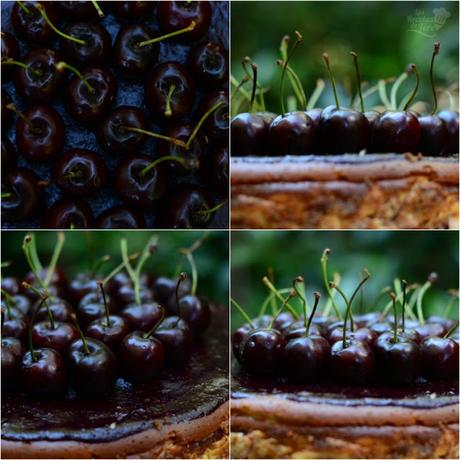 Tarta de quesos con picotas y cerezas tererecetas 02 Tarta de quesos con picotas y cerezas 02