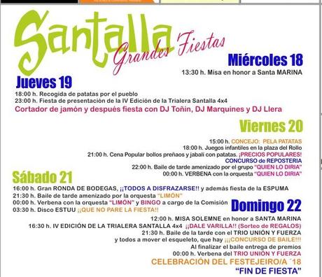 Fiestas en honor a Santa Marina en Santalla del Bierzo Fiestas en honor a Santa Marina en Santalla del Bierzo