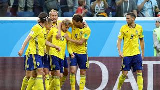 Suecia vence a Suiza con un afortunado gol de Forsberg #Rusia2018