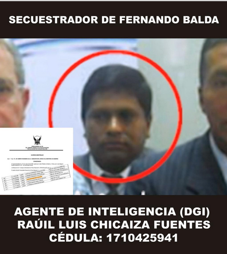Pruebas del secuestro de Fernando Balda Pruebas del secuestro de Fernando Balda
