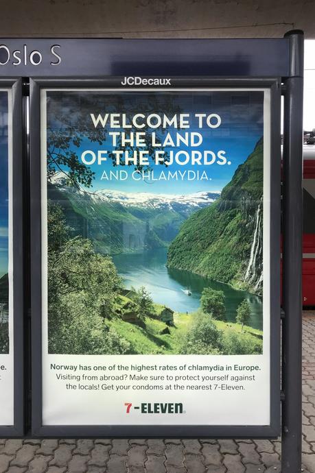 Esta campaña presenta a Noruega como “El país de la clamidia” para promover el sexo seguro