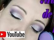 Maquillaje noche purpura