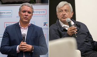 Ivan Duque y Alberto Lopez Obrador