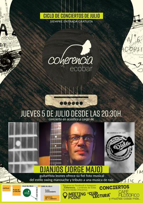 Concierto de Djanjos (Jorge Majo) en Coherencia Ecobar