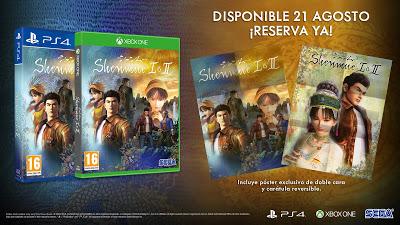 Shenmue y Shenmue II disponible el 21 de agosto y ya puede reservarse