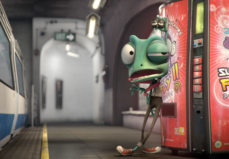 “Darrel”, un divertido corto animado protagonizado por un camaleón al que no se le da bien ligar