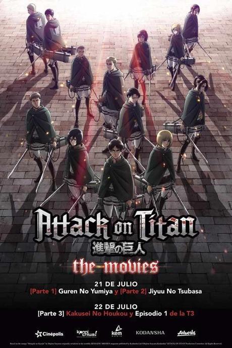 ¡Shinzou wo sasageyo! Attack on Titan llega a cines