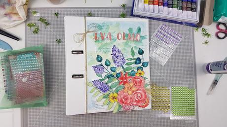 Decora tus archivadores con acuarelas