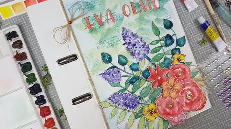 Decora tus archivadores con acuarelas