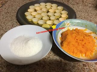 BOLITAS DE COCO Y ZANAHORIA EN THERMOMIX Y TRADICIONAL