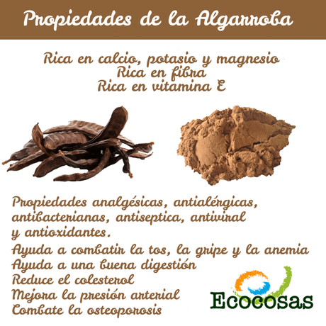 Algarroba: propiedades,beneficios y recetas