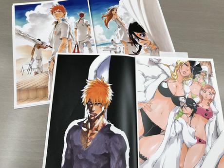 Vistazo de algunas paginas a color del nuevo Artbook de Bleach