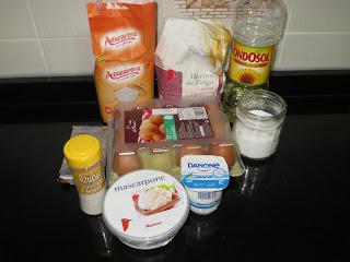 MAGDALENAS DE MASCARPONE Y CHOCOLATE