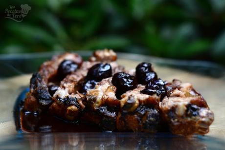 Costillas de cerdo con salsa de picotas y vino moscatel 03