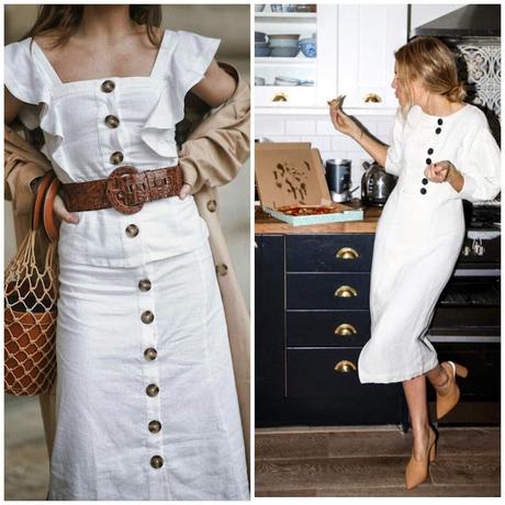 Inspiration: Buttoned Dress