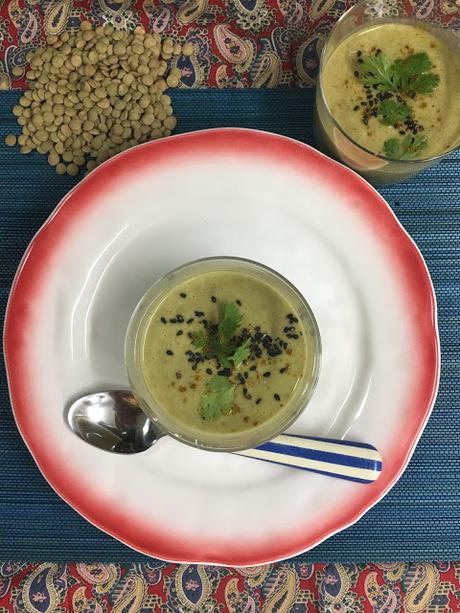 Crema De Lentejas Al Curry Con Leche De Coco