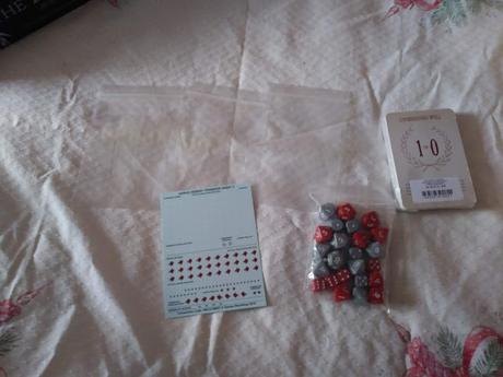 Foto-unbox de la caja Burning of Prospero