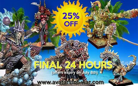 Ultimas horas de la oferta de verano de AoW: 25% dto en TODO