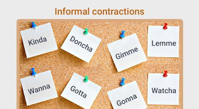 Contracciones en el inglés coloquial: gonna, wanna, gotta...