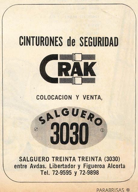 Cinturones de seguridad Crak