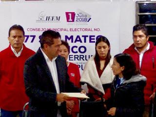 RECIBE CÉSAR SERRANO CONSTANCIA DE MAYORÍA RECIBE CÉSAR SERRANO CONSTANCIA DE MAYORÍA