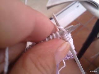 calcetines con cinco agujas