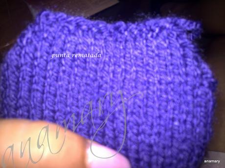 calcetines con cinco agujas