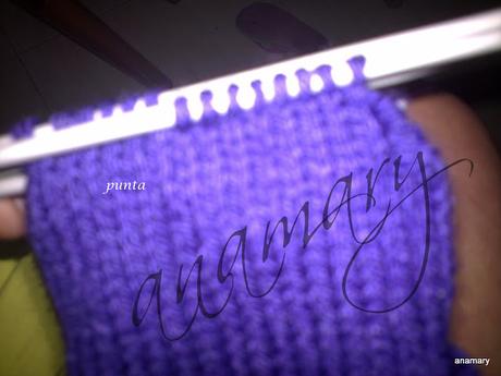 calcetines con cinco agujas